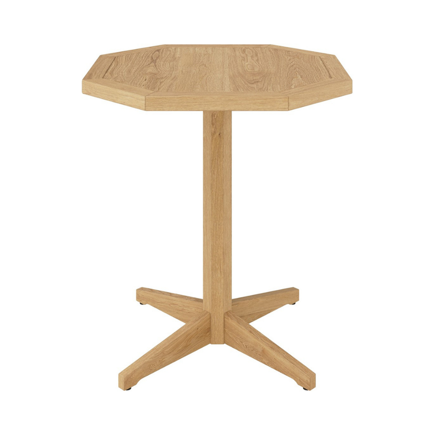 Toby Octagonal fa bisztró asztal