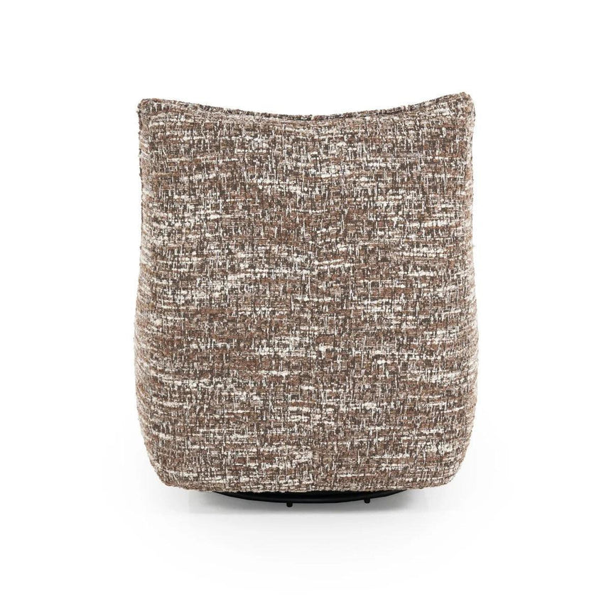 Loys fabric swivel armchair