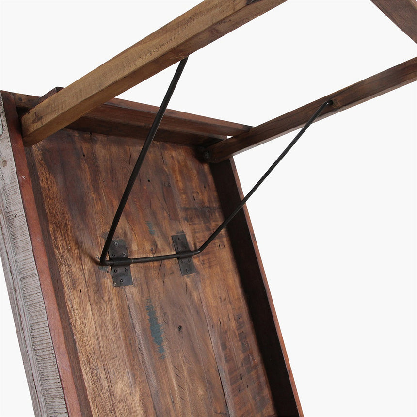 Dining wooden folding table 165x75