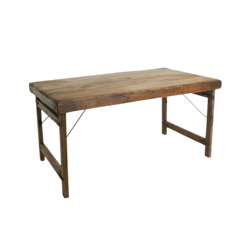 Dining wooden folding table 165x75