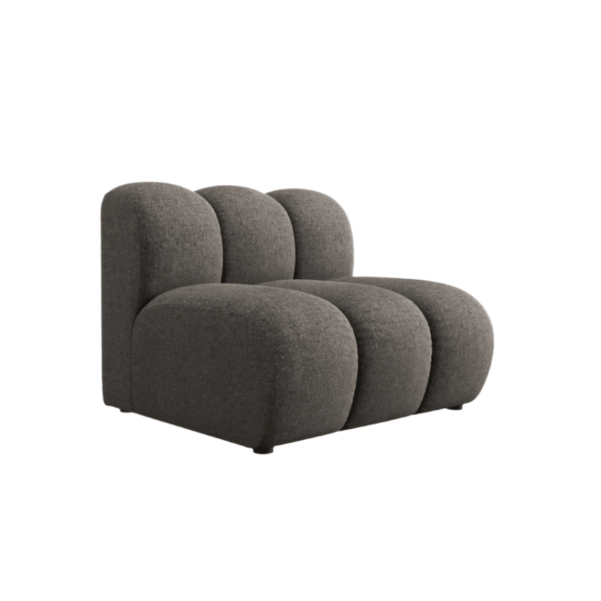 Lupine chenille armchair