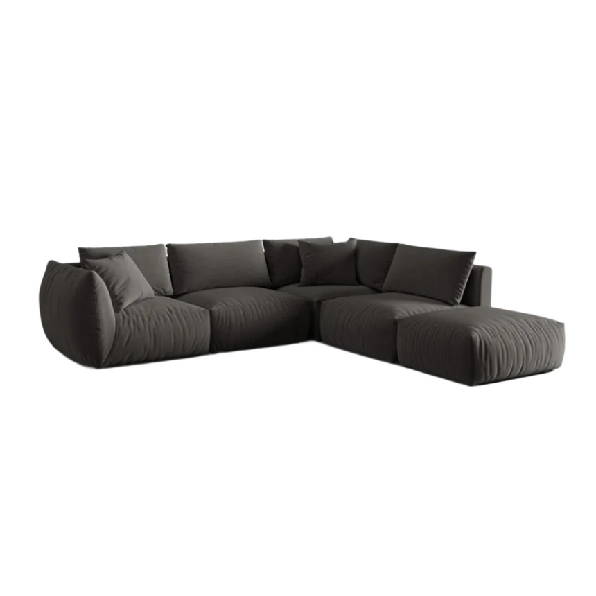 Ruby 3-seater fabric sofa