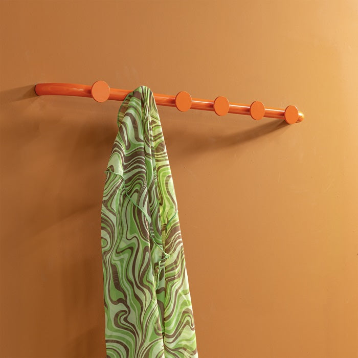 Retro 6 fém fali fogas