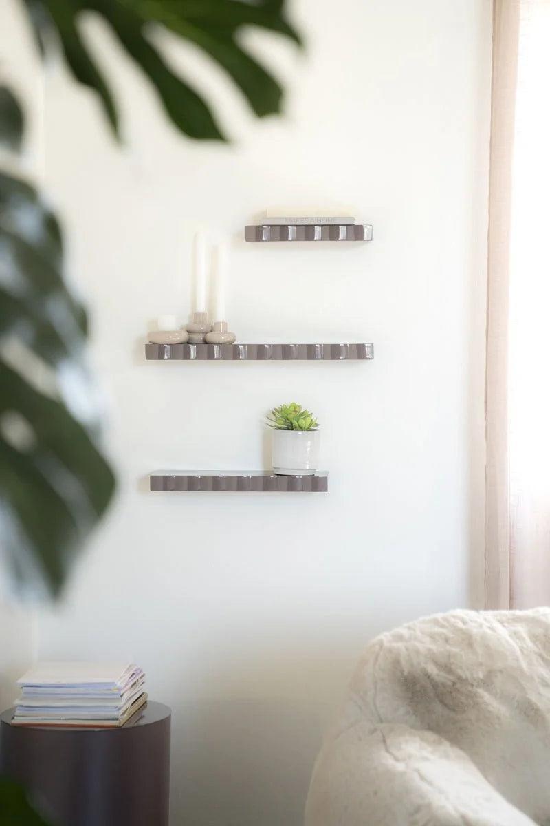 Prinz metal wall shelf set