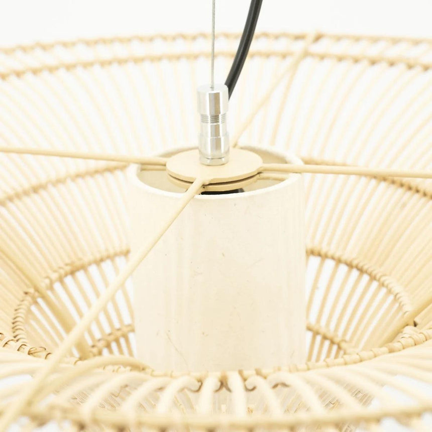 Hanoi reed pendant lamp Ø95