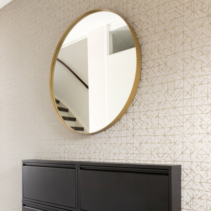 Donna fém tükör Ø90