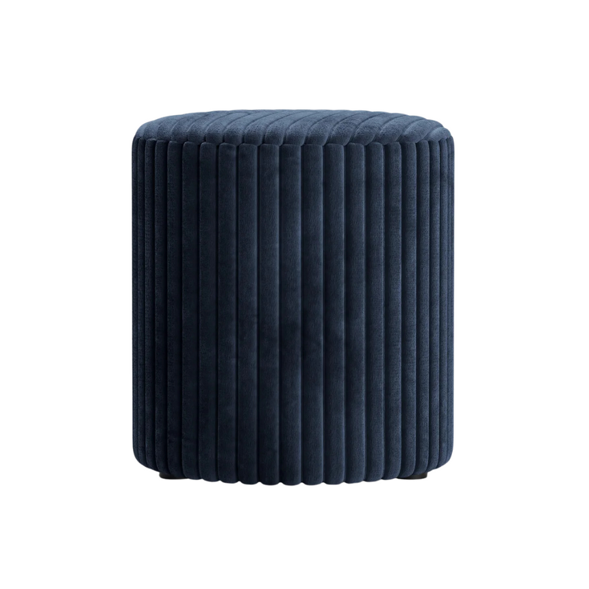 Dia kordbársony puff Ø40