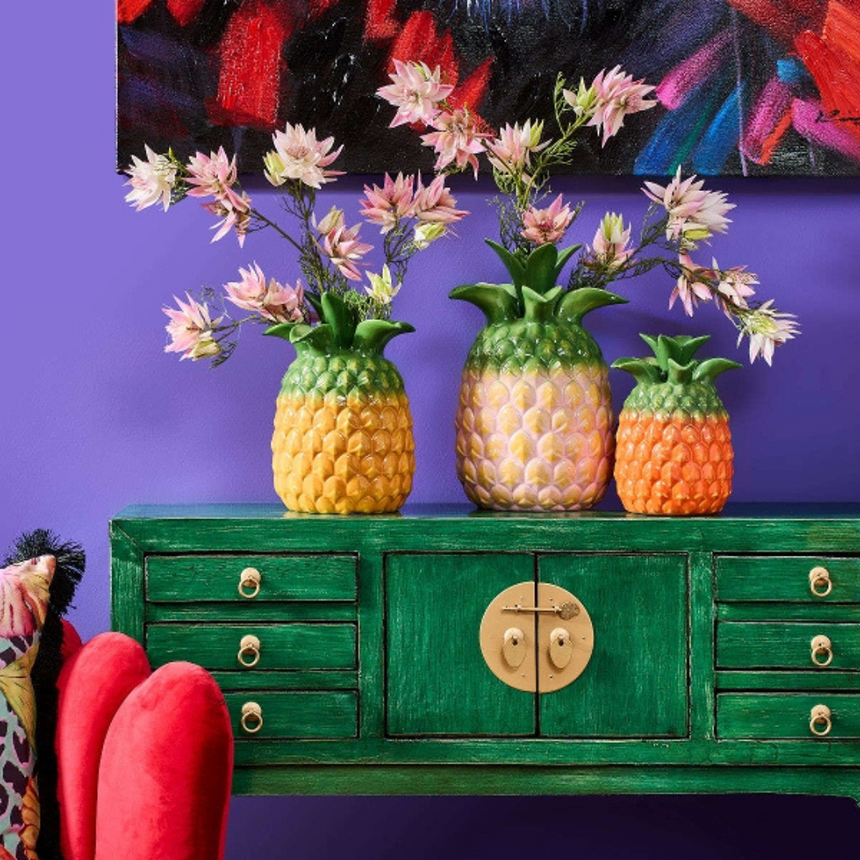 Funky Pineapple agyag váza