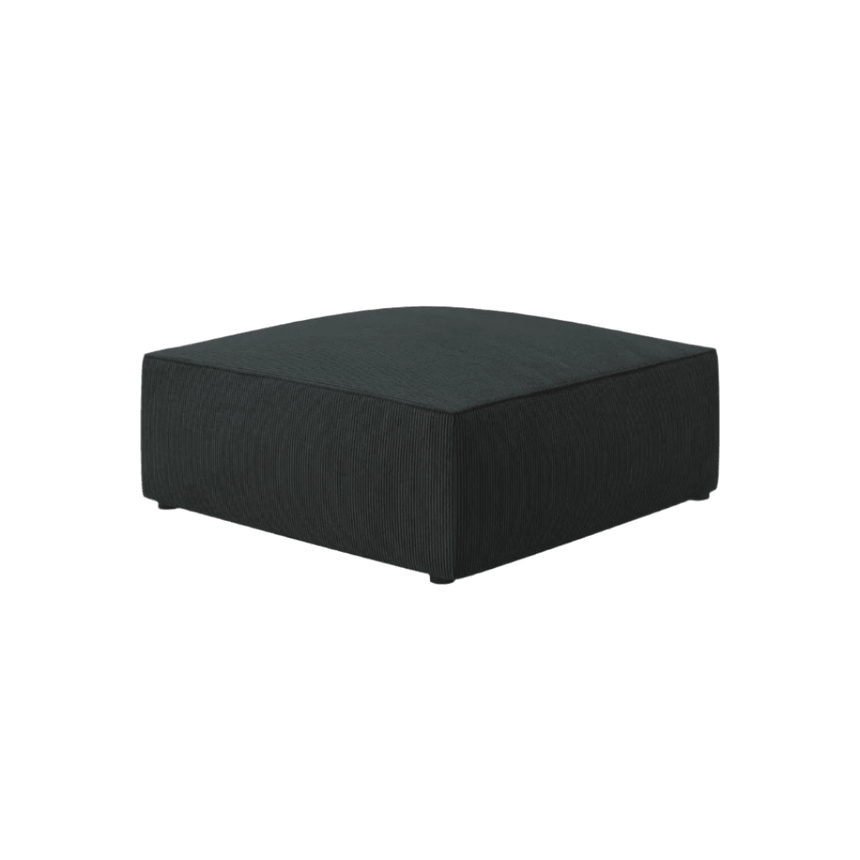 Ruby corduroy pouf