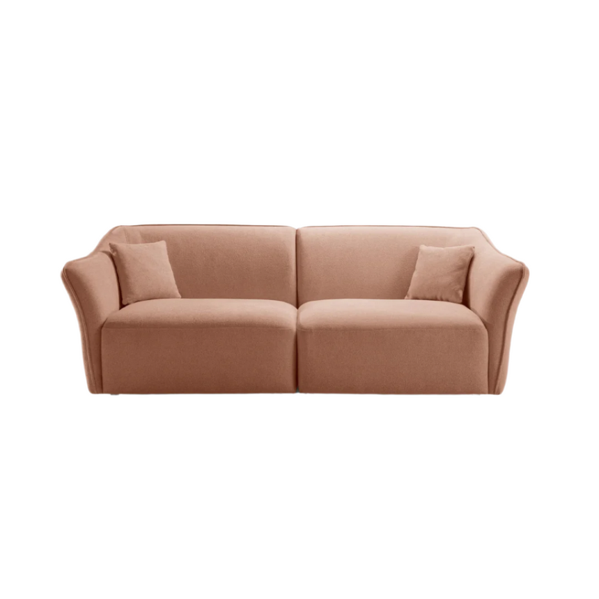 Ruby 2-seater velvet sofa