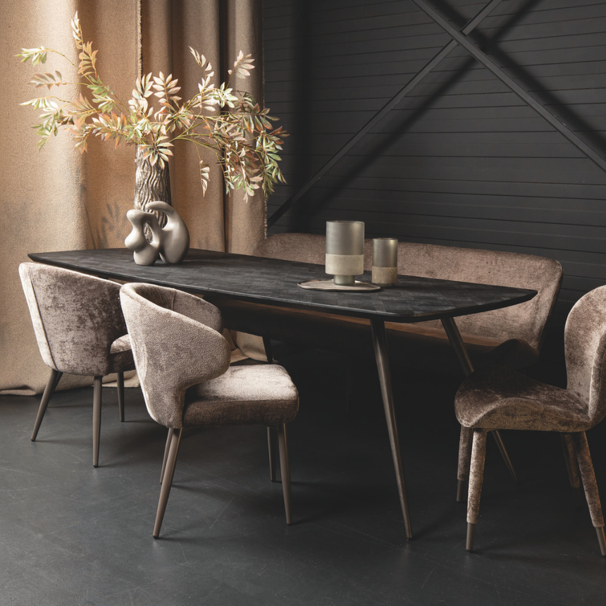 Noa wooden bedside table