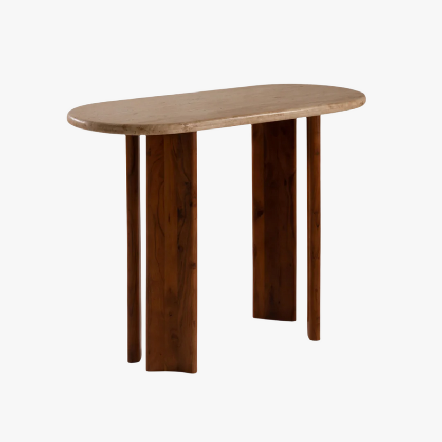 Cleo limestone coffee table