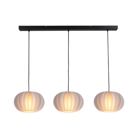 Arena 3-bulb acrylic pendant lamp