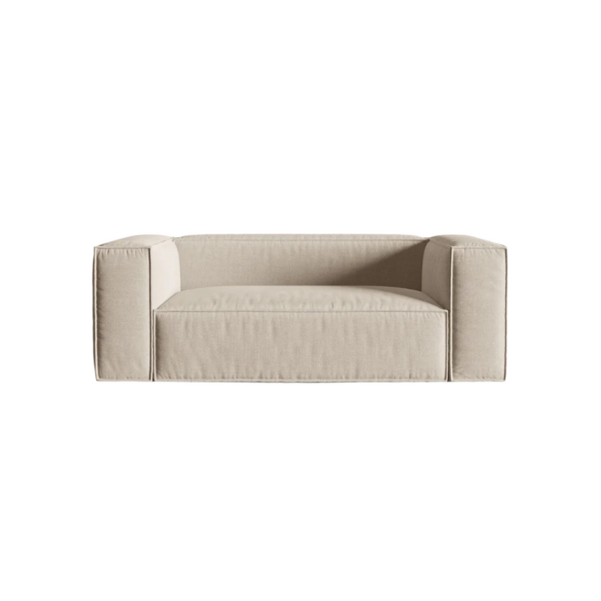 Ruby 2-seater velvet sofa