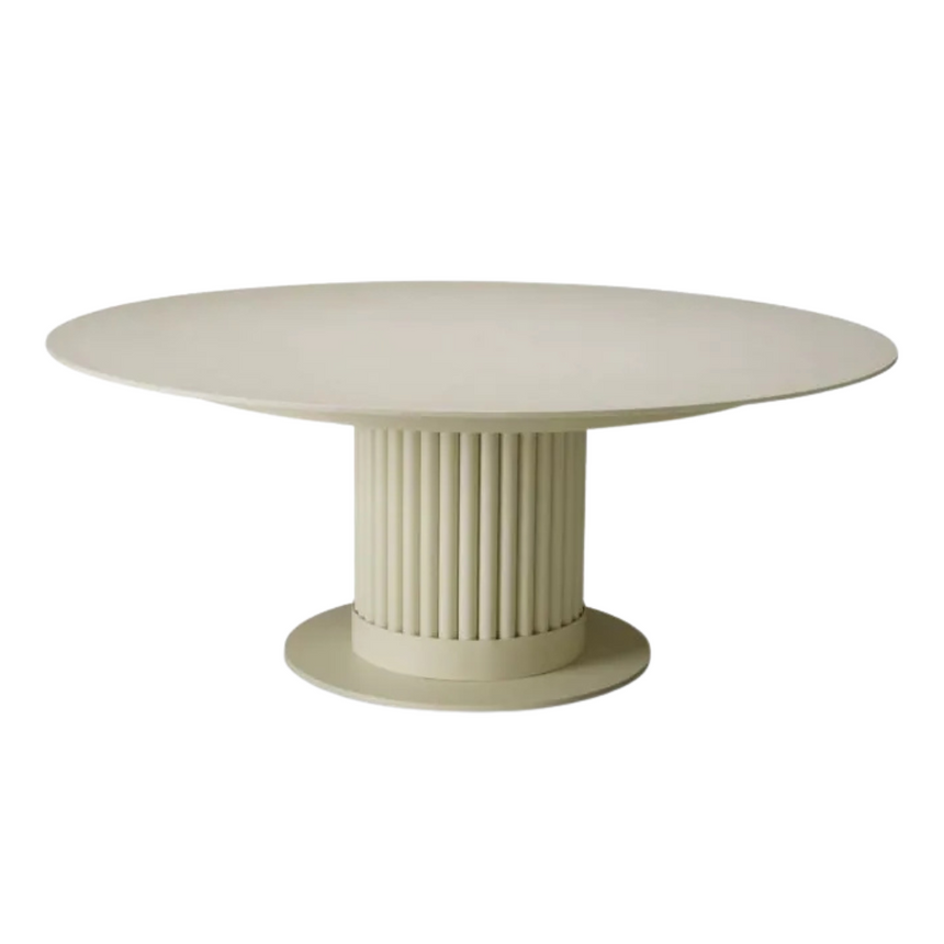 Volterra ceramic dining table Ø120