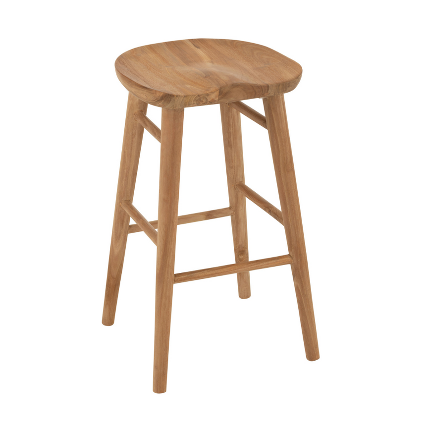 Mika wooden bar stool