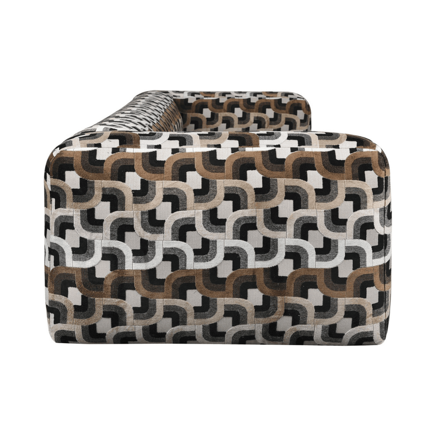 Olivier 3-seater fabric sofa