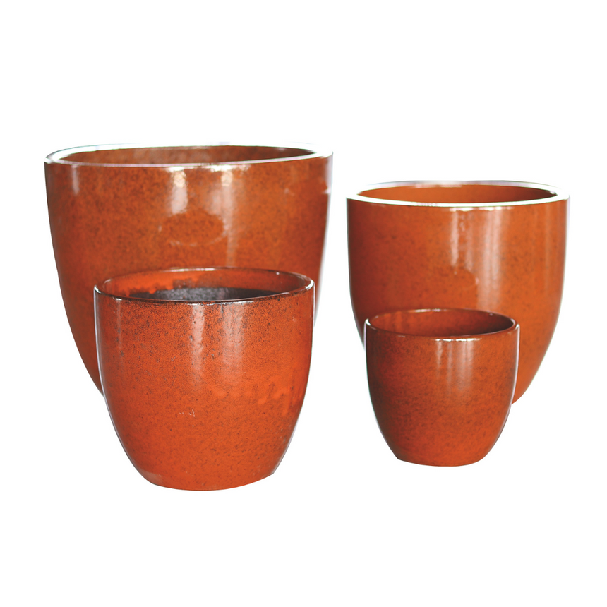 Luc agyag virágtartó szettben