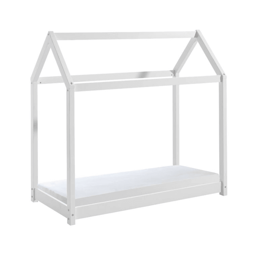 Cabane wooden house children's bed, 70x140 with mattress