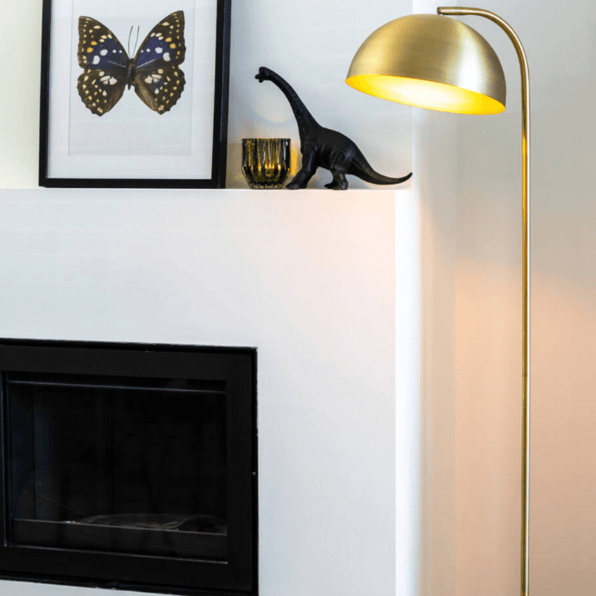 Mette metal floor lamp