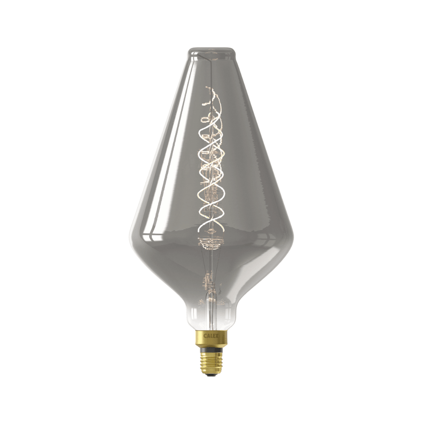 Vienna Titanium Double spiral bulb, LED E27
