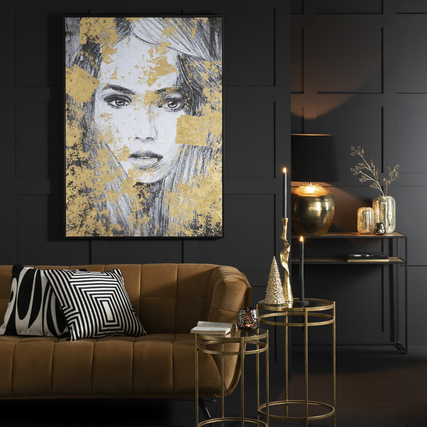 Woman canvas wall art