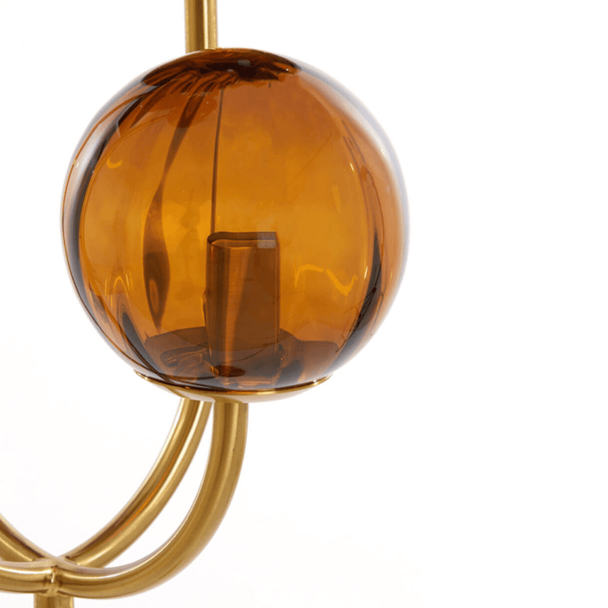 Magdala metal floor lamp 4 bulbs