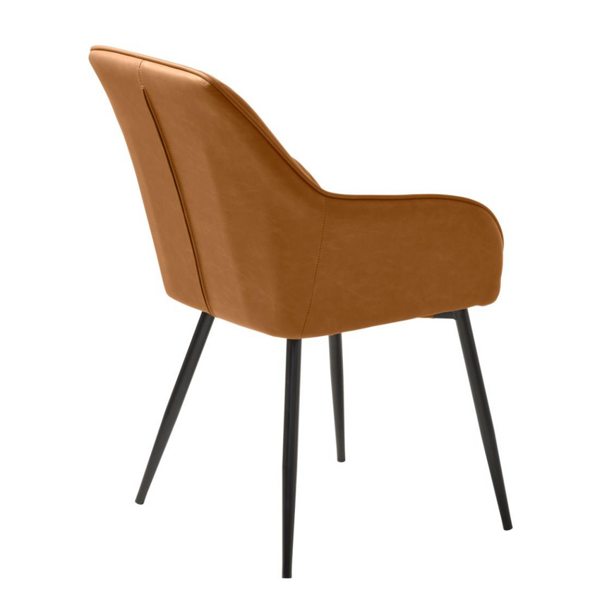 Nolan csíkos műbőr szék