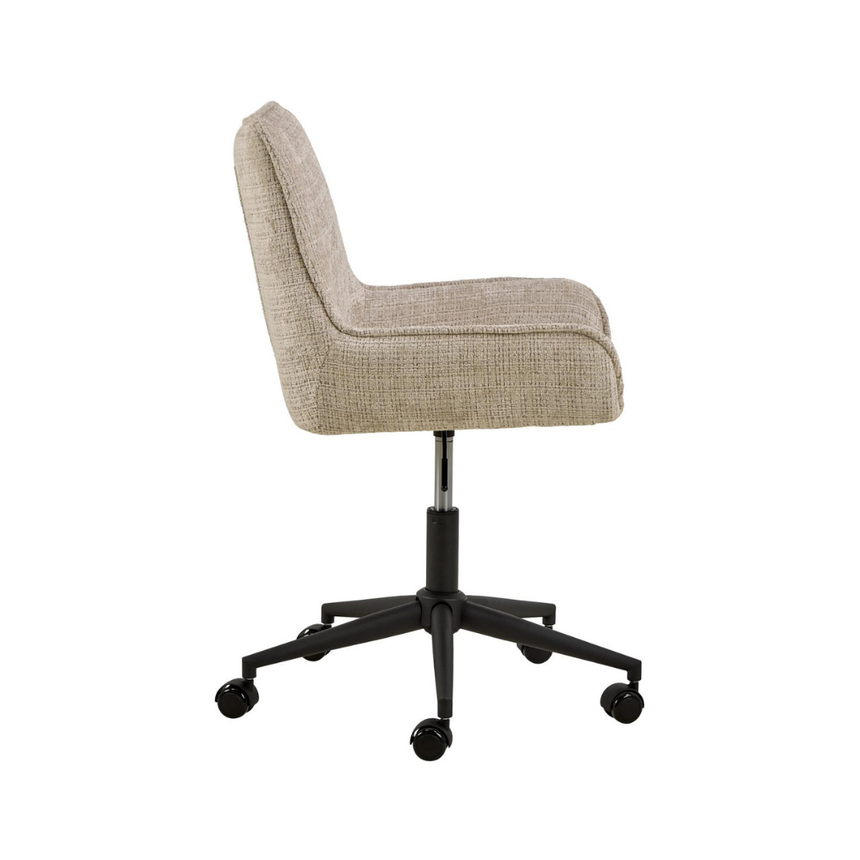 Eddie fabric swivel chair