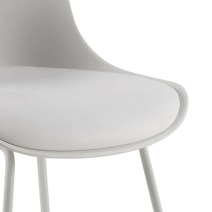 Tina textile leather bar stool