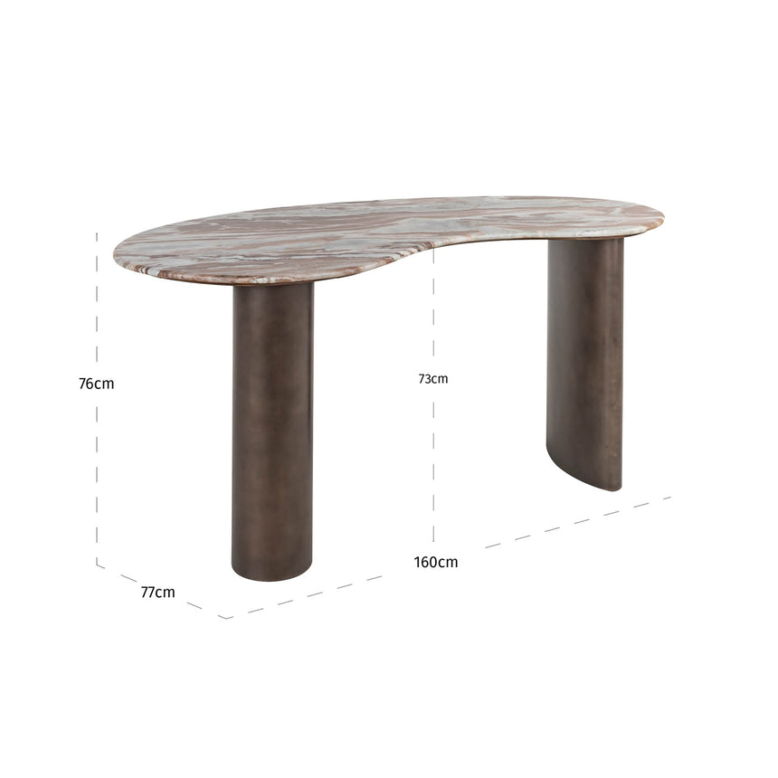 Brando íróasztal – Kifinomult munkaterület és masszív szerkezet