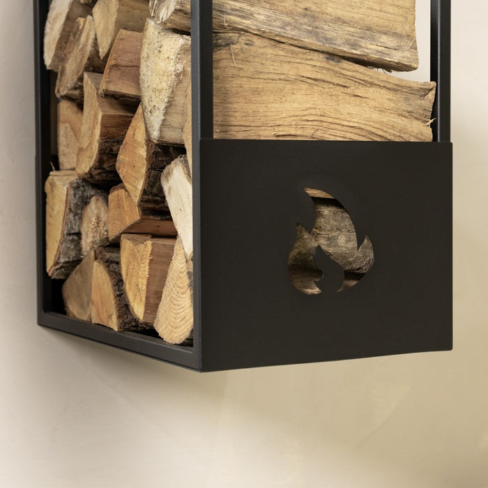 Lumberlocker fém fali tűzifatartó