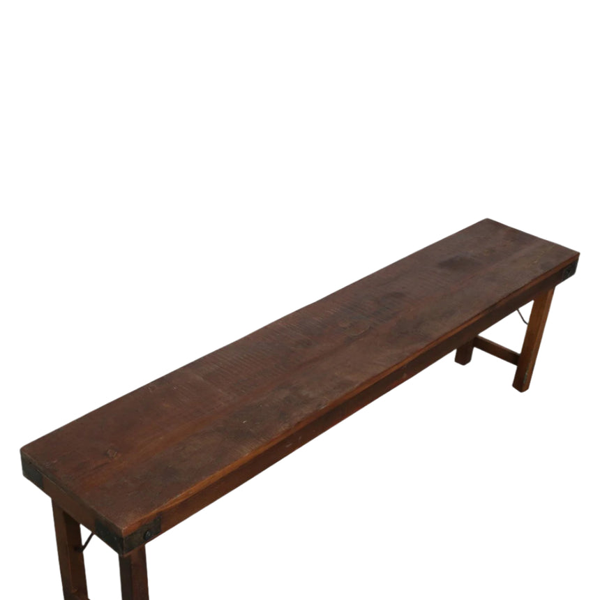 Bench wooden folding bench