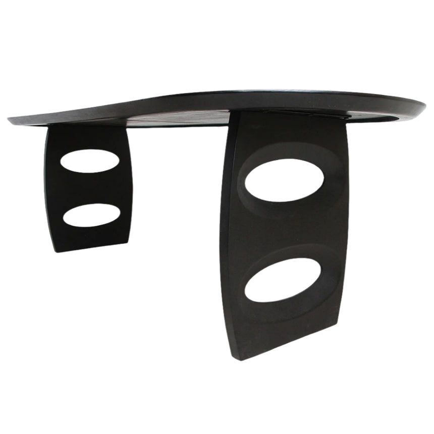 Bullnose Teardrop fa étkezőasztal 200x90