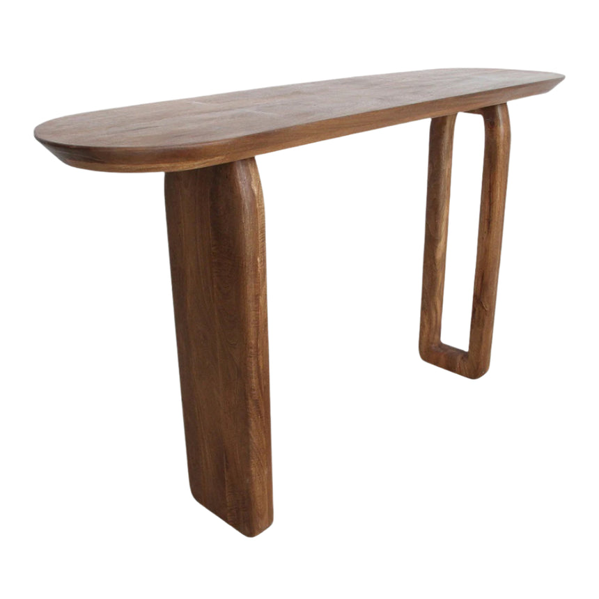 Bullnose Wood Console Table