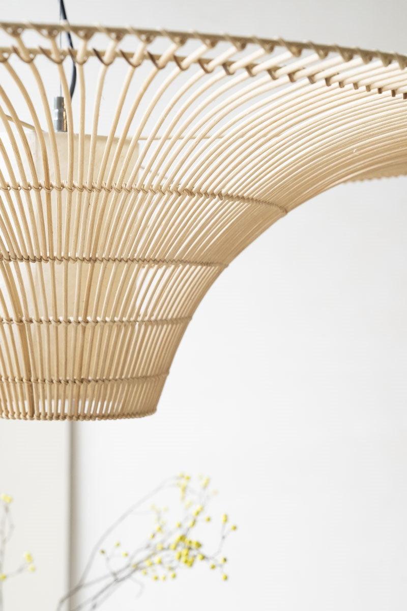 Hanoi reed pendant lamp Ø95