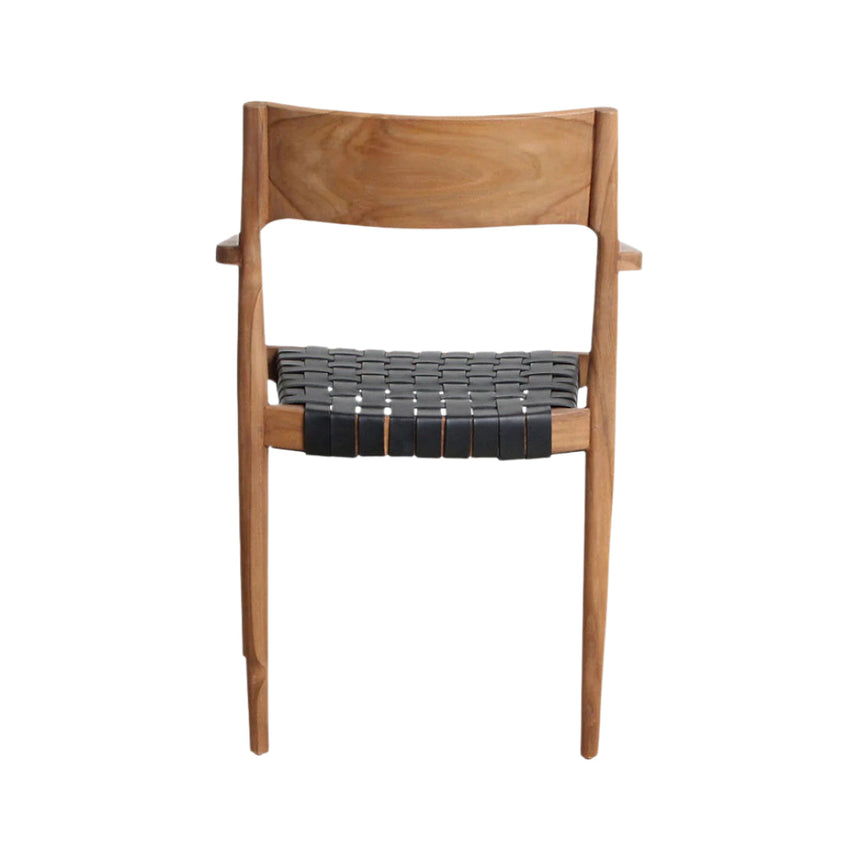 Freya bőr karfás szék