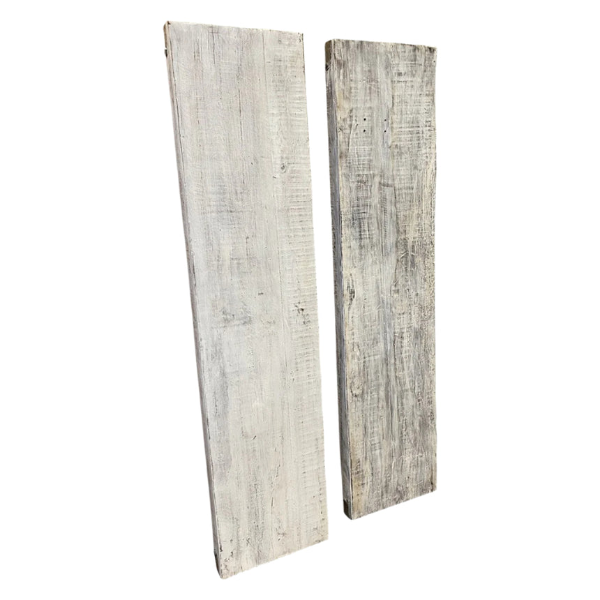 Console wooden folding console table