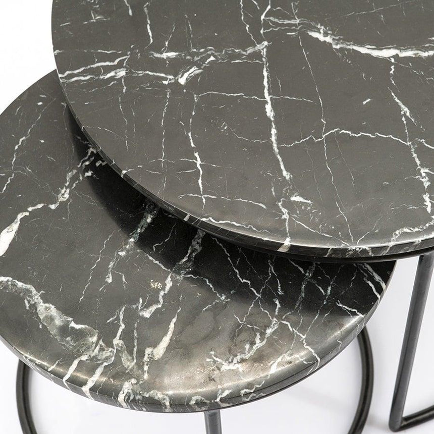 Romeo marble coffee table set