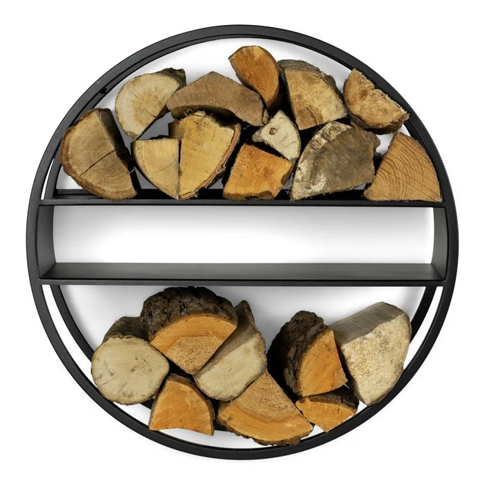 Timber Tumbler fém fali tűzifatartó