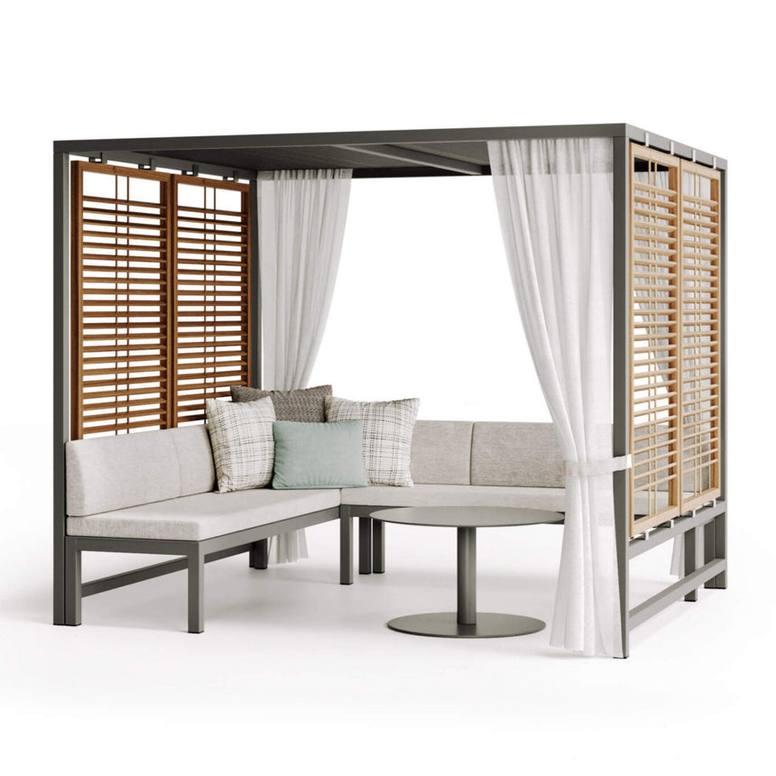 Alcova kerti kanapészett