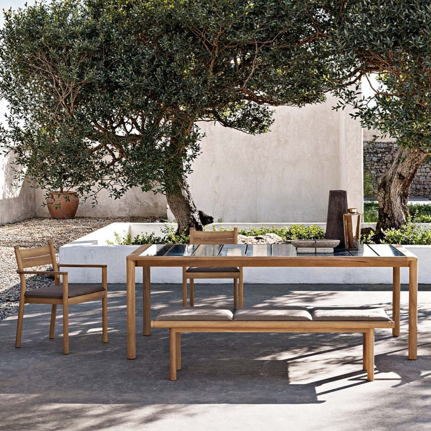 Panama garden bench