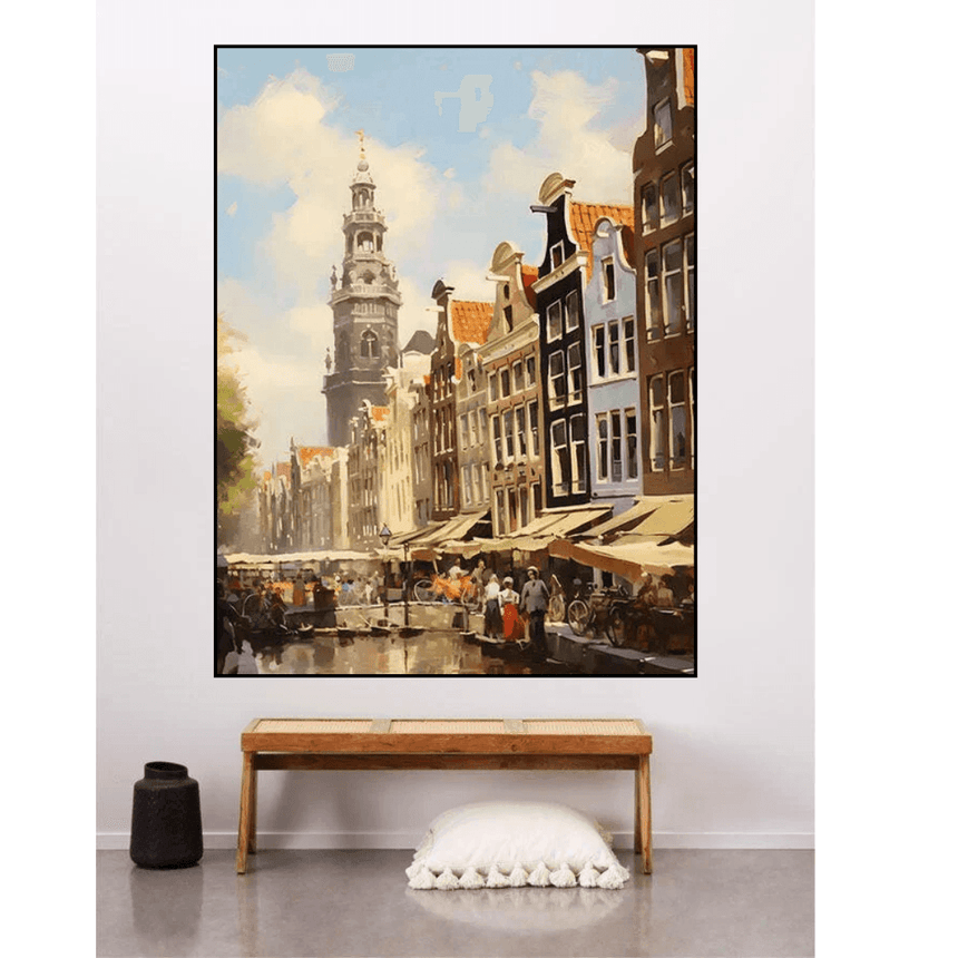 Amsterdam dizájn vászonkép - Dutch Home
