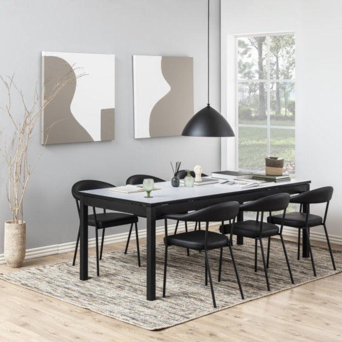 Ava textilbőr szék - Dutch Home