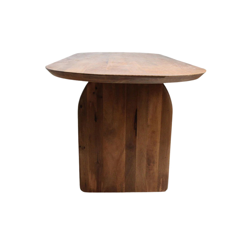 Bullnose Mix wooden dining table 180x90