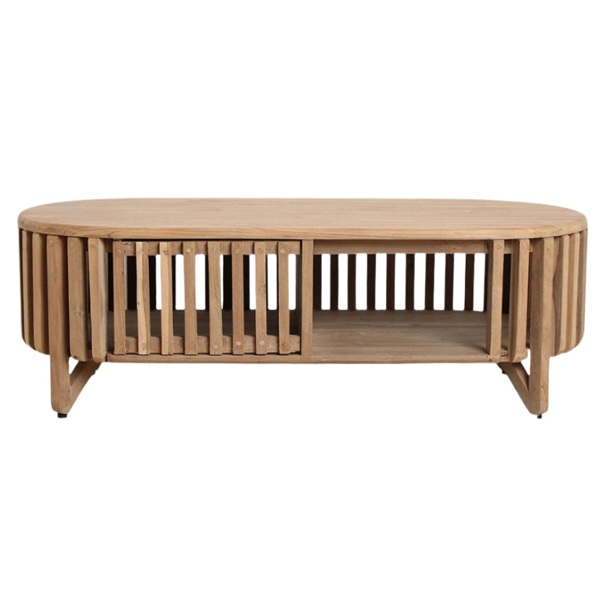 Louvre fa dohányzóasztal