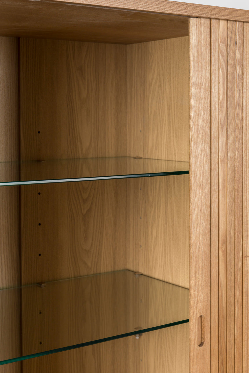 Barbier 2-door wooden cabinet