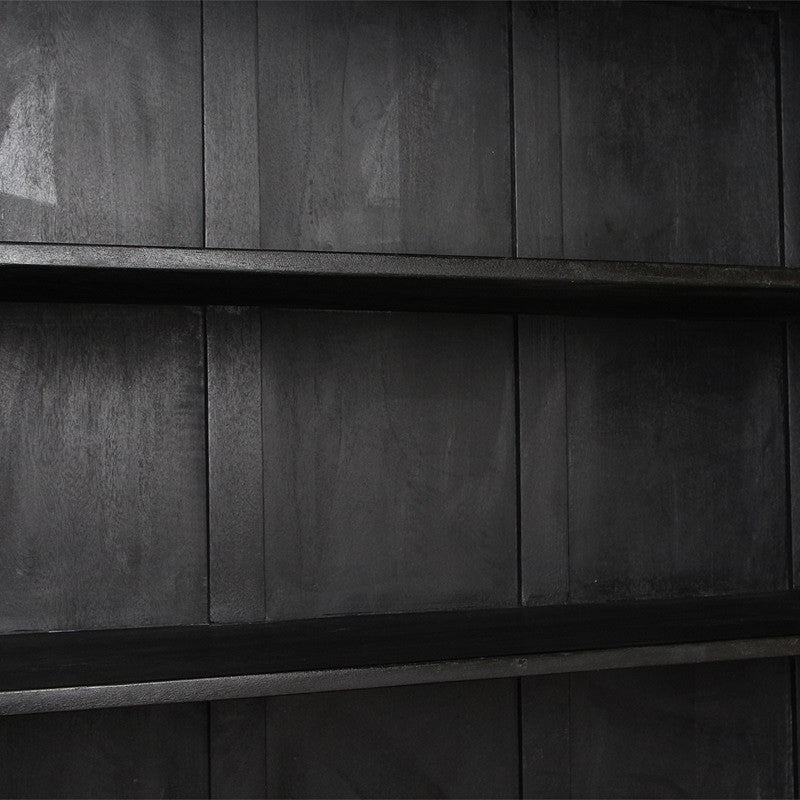 Hutch fa magas kabinet