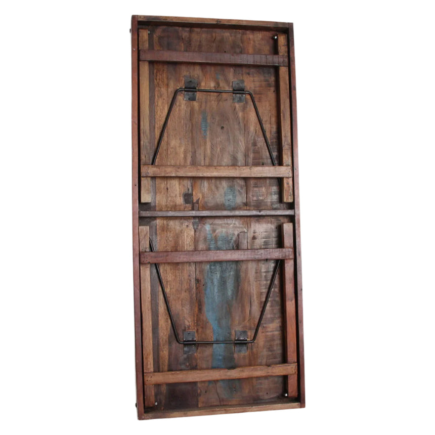 Dining wooden folding table 165x75