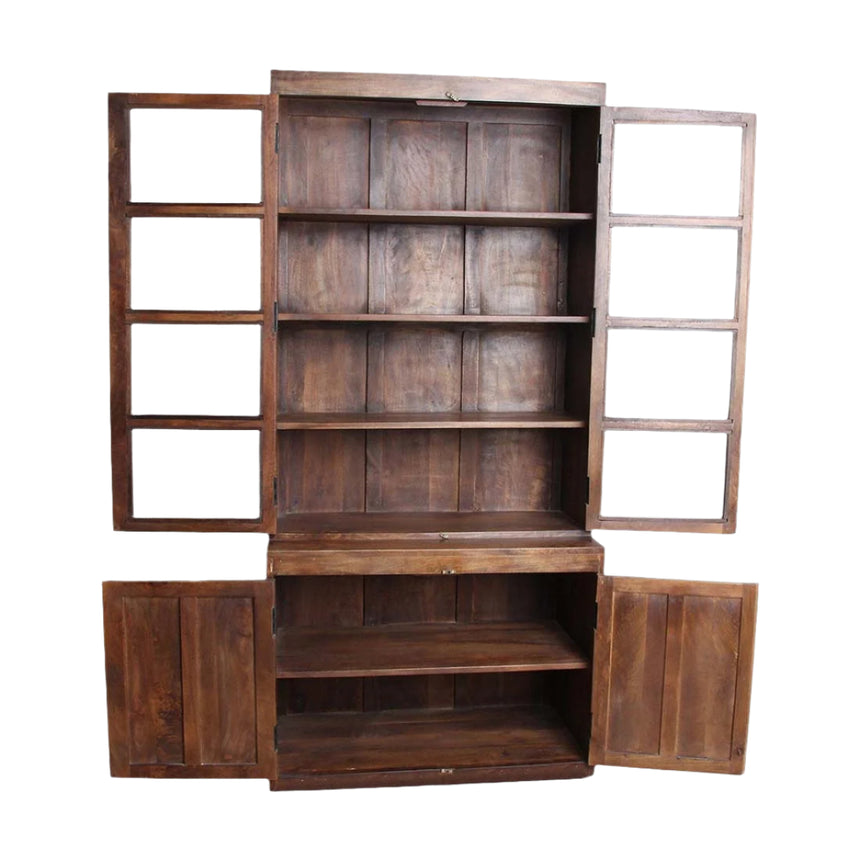 Hutch fa magas kabinet